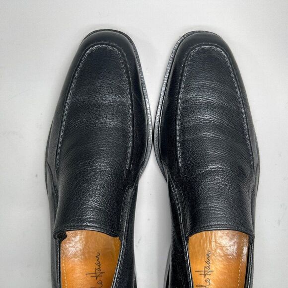 Cole Haan Loafers Men\'s Size 9.5 Black Leather Apron‎ Toe Slip On Dress Shoes main image 10